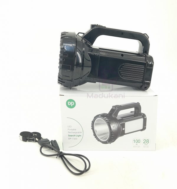 Dp Dp7320 100w Portable Rechargeable Led Search Light Spotlight Torch Madukani Online Shop