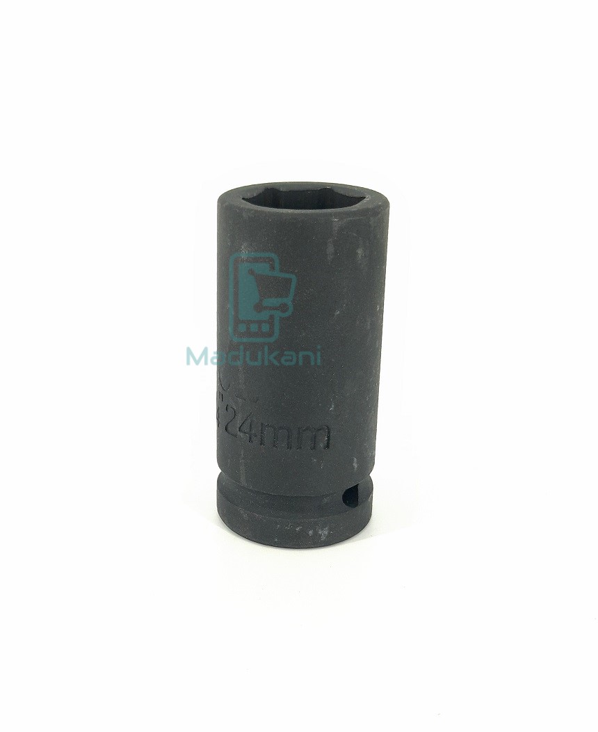 24mm ¾ inch Drive Deep Socket Impact Socket Wrench - Madukani Online Shop
