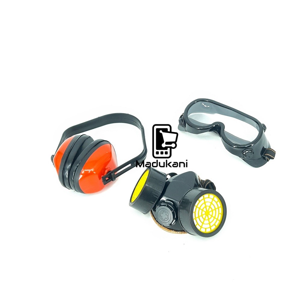 Industrial Safety Ear Muffs, Safety Mask, and Goggles Madukani Online