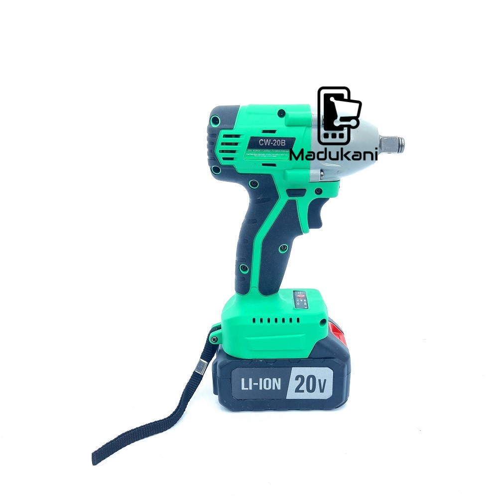 MHT CW20B Premium 20V Cordless Impact Wrench and Tools - Madukani ...